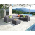 Modern Outdoor Wicker Rattan Sectional Set